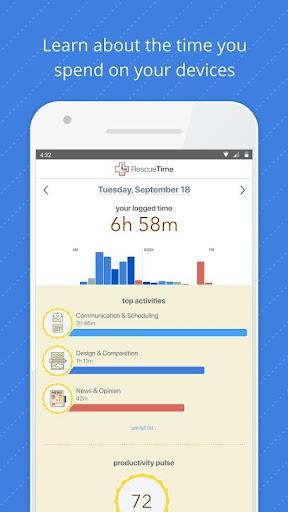 RescueTime Android app
