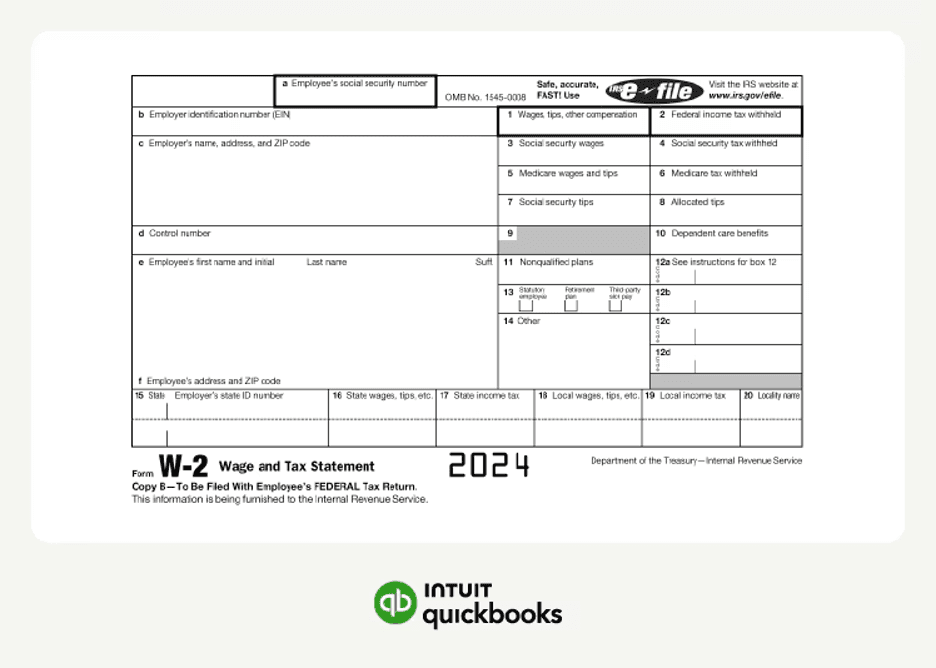 QuickBooks tax forms