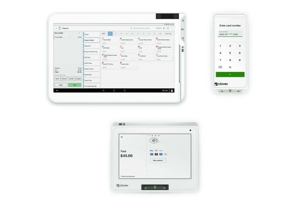 Clover POS devices