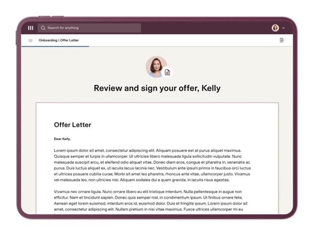 Rippling offer letter templates