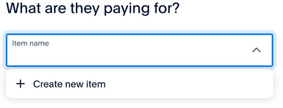 Paypal creating a new item