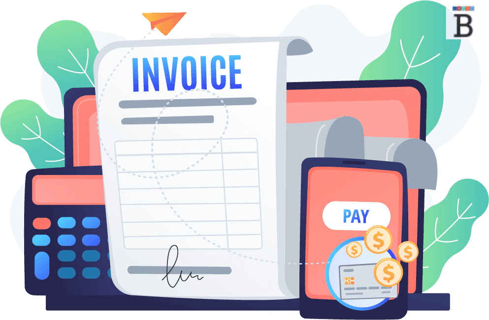 graphic of an invoice