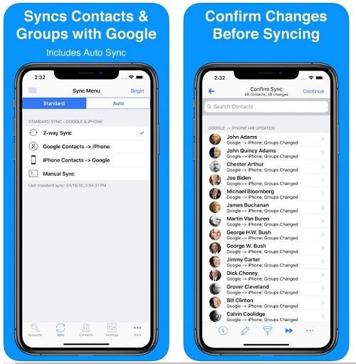 Contacts Sync Pro