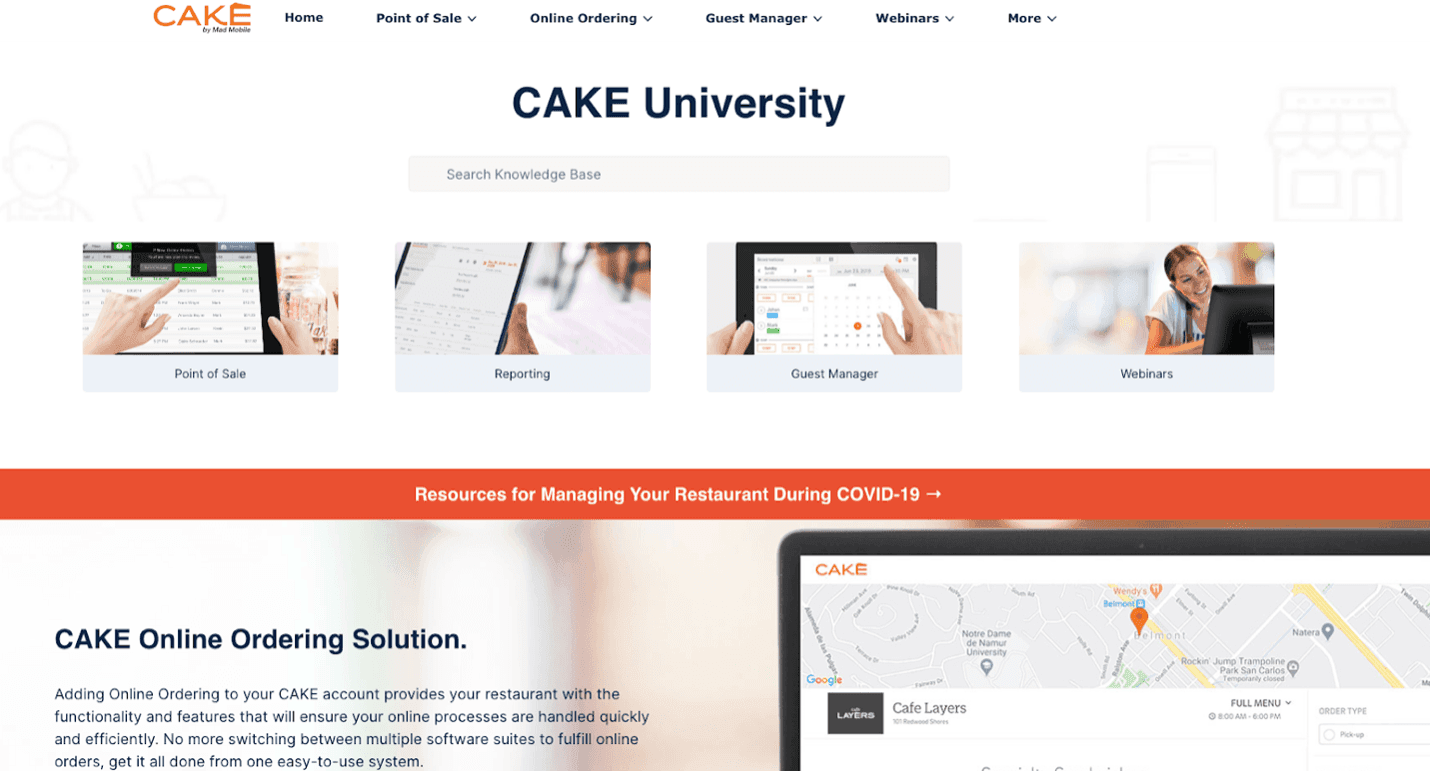 Cake University learning resources
