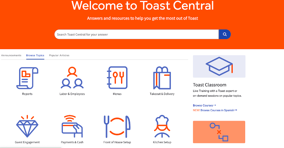 Toast Central