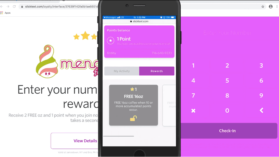 SlickText customer rewards