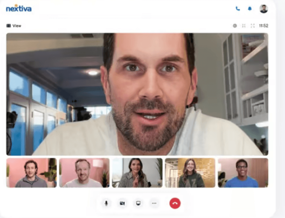 Nextiva video meeting