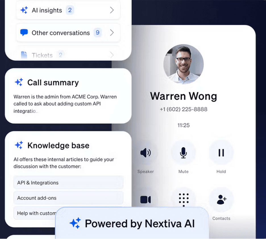 Nextiva AI powered insights