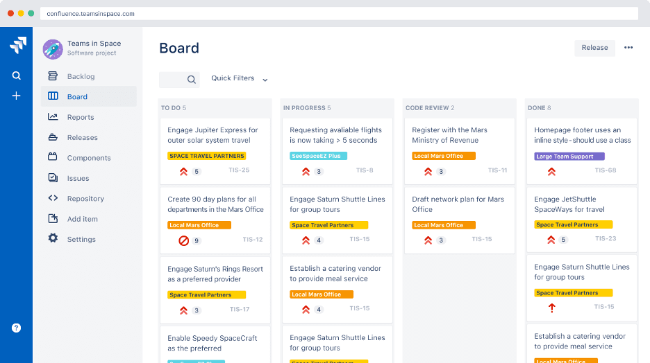 Jira project board