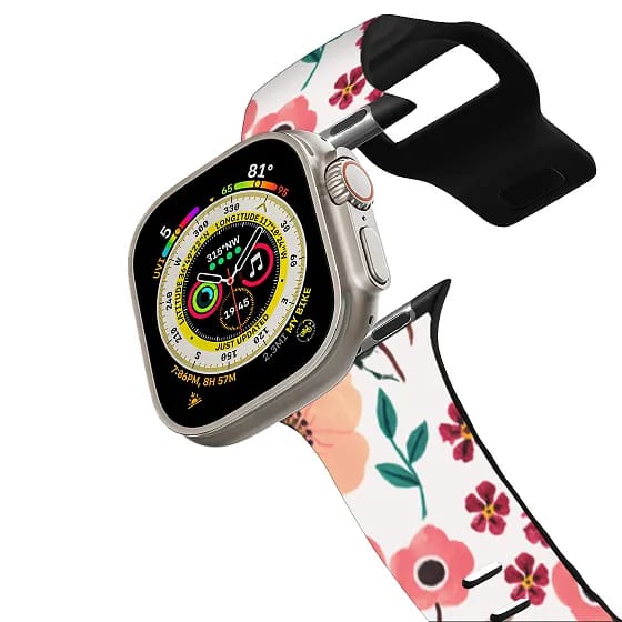 Casetify floral Apple Watch band