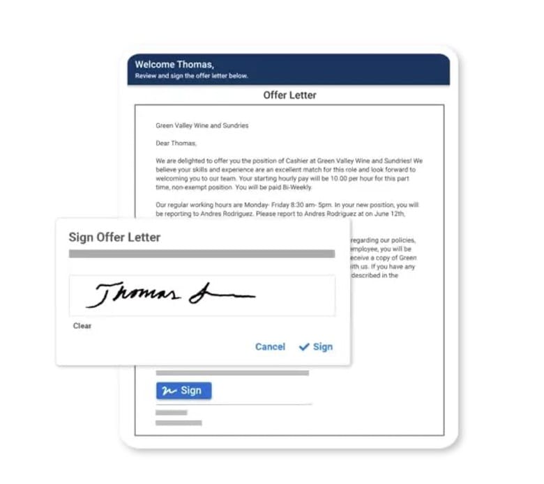 Onpay offer letter
