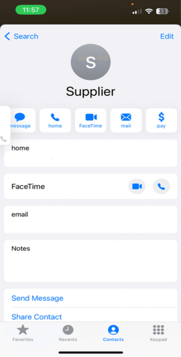 Calling a second number on an iPhone